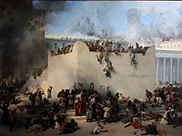 Destruction of the Temple of Jerusalem , 1867, hayez