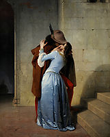 The Kiss, 1859, hayez