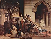 The new favorite (Harem scene), 1866, hayez