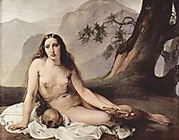 Penitent Mary Magdalene, 1825, hayez