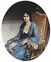 Portrait of Antoniet Negroni Prati Morosini, 1872, hayez