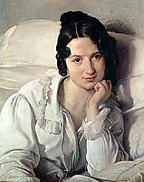 Portrait of Carolina Zucchi, 1825, hayez