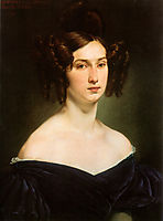 Portrait of Countess Luigia Douglas Scotti d-Adda, 1830, hayez
