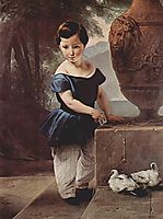 Portrait of Don Giulio Vigoni as a child, hayez