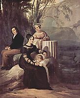 Portrait of  Familie Stampa di Soncino, c.1822, hayez