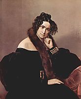 Portrait of Felicina Caglio Perego di Cremnago, 1842, hayez