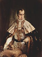 Portrait of Ferdinand I of Austria, 1840, hayez