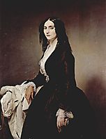 Portrait of Matilde Juva Branca, 1851, hayez