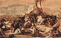 The seventh crusade against Jerusalem, c.1846, hayez