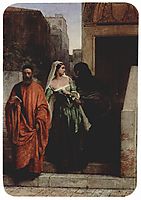 Venetian women, 1853, hayez
