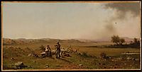 Hunters Resting, 1863, heade