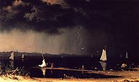 Thunderstorm on Narragansett Bay, 1868, heade