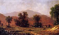 White Mountain Landscape, Mount Washington, 1871, heade