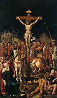 Calvary, central panel of a triptych, c.1547, heemskerck