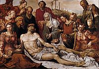 Lamentation on the Dead Christ, 1566, heemskerck