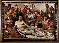 Lamentation on the Dead Christ, 1566, heemskerck