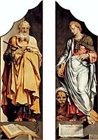 The prophets Ezekiel and Daniel, 1560, heemskerck