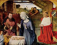 The Nativity, c.1490, hey