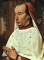 Portrait of Charles II of Bourbon, c.1485, hey