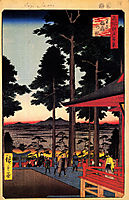 The Inari Shrine at Oji, hiroshige