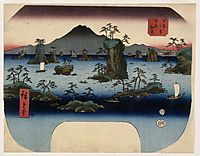 Matsushima in Oshu Province, hiroshige