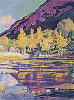 At the foot of the Petit Saleve, 1893, hodler