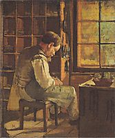 The cobbler by the window, 1882, hodler