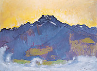 The Dents du Midi from Chesieres, 1912, hodler