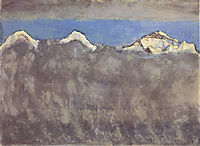Eiger, Monch and Jungfrau in Moonlight, 1908, hodler