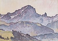 From Le Grand Muveran Villars, 1912, hodler