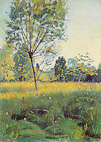 The Golden meadow, 1890, hodler
