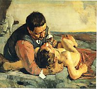 The Good Samaritan, 1885, hodler