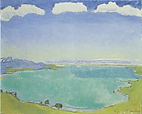 Lake Geneva from the Caux, 1917, hodler