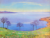 The Lake Geneva from Chexbres, 1898, hodler
