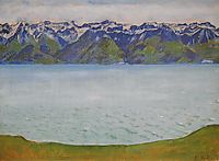 Lake Geneva with Savoyerbergen, c.1907, hodler