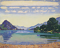 Lake Thun from Lessig, 1904, hodler