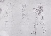 Left border warriors, c.1899, hodler
