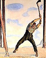 Lumberjack, 1910, hodler