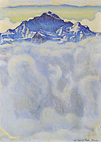 The maiden of the mist over the sea, 1908, hodler