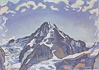The Monk with clouds, 1911, hodler