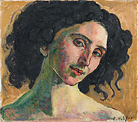 Portrait of Giulia Leonardi, 1910, hodler