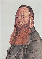 Portrait of James Vibert, 1915, hodler