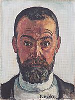 Self portrait, 1912, hodler