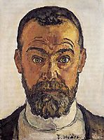 Self-portrait, 1912, hodler