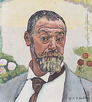 Self-portrait with roses, 1914, hodler