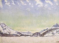 Snow in the Engadine, 1907, hodler