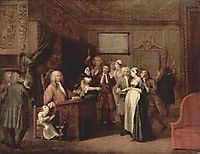 The Denunciation, c.1729, hogarth