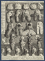 The Five Orders of Perriwigs, hogarth