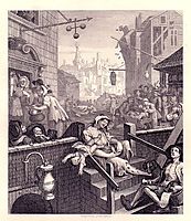 Gin Lane, 1751, hogarth