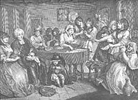 A Harlot-s Progress, plate 6, hogarth